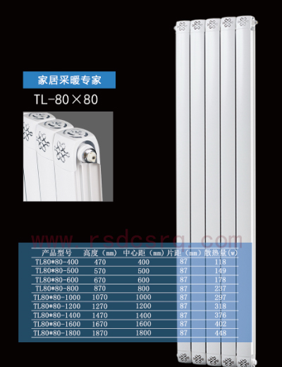 TL80X80散热器