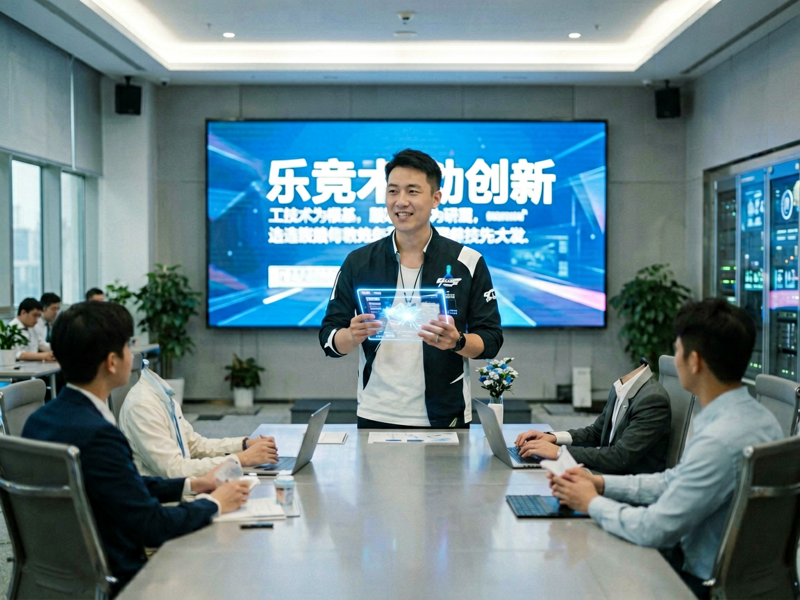 乐竞体育智能科技研发与运营中心展示